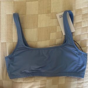 NWTs Girlfriend collective swimming too in periwinkle